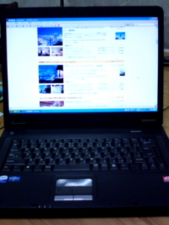 新しいパソコンキター