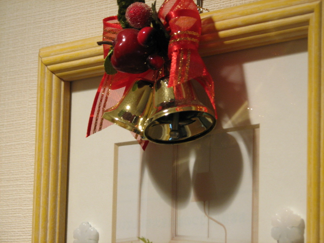 部屋の中もクリスマス