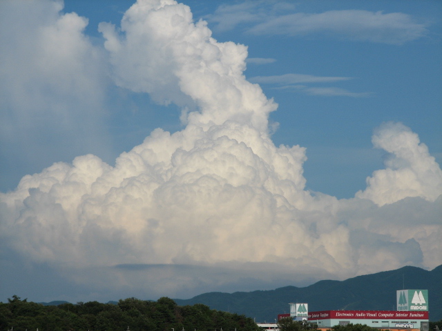夏っぽい雲