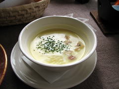 コーンスープだぁ